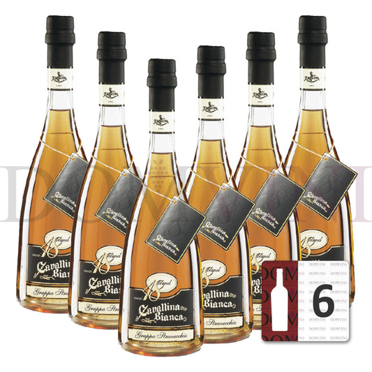 Zanin Grappa Cavallina blend 18 Magnum 1,5l  41,5% vol. - 6er Pack