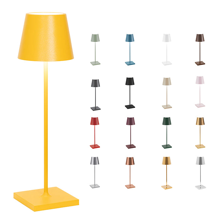 Poldina 3K Akku-Tischlampe IP65 Dimmbar - Zafferano