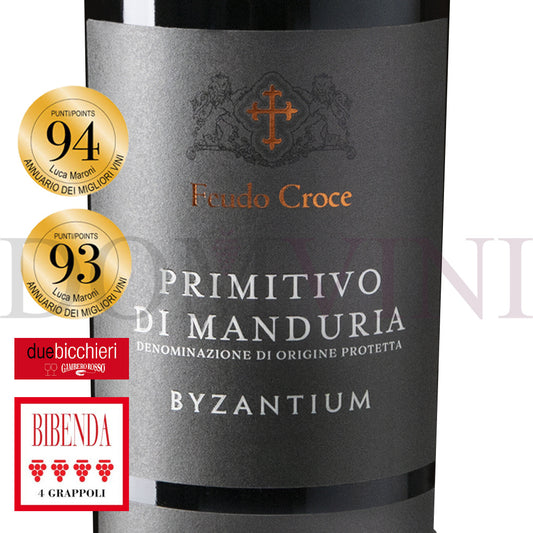 Feudo Croce "Byzantium" Primitivo di Manduria DOP 2023, TINAZZI - 6er Weinpaket