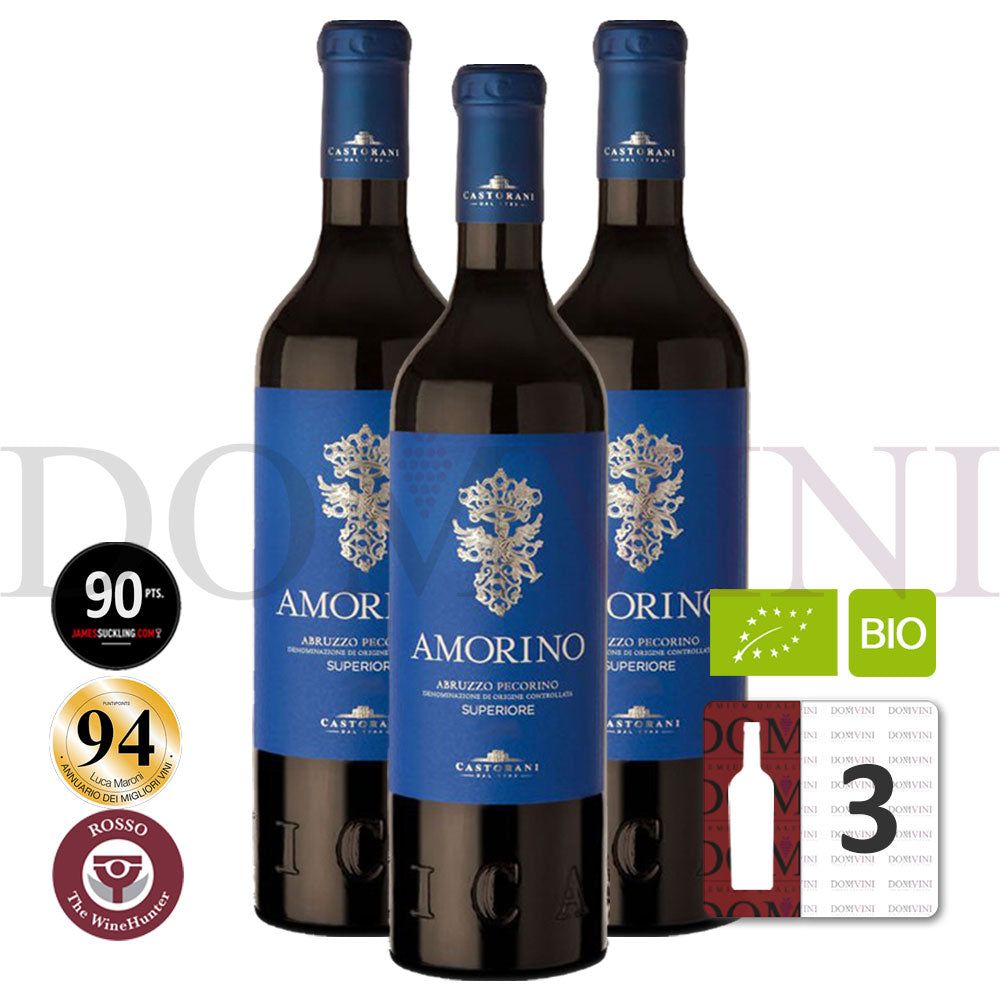 CASTORANI "Amorino" Abruzzo Pecorino DOC Superiore Bio 2022 - 3er Weinpaket