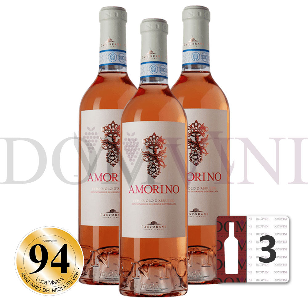 CASTORANI "Amorino" Cerasuolo d'Abruzzo DOC 2022 - 3er Weinpaket