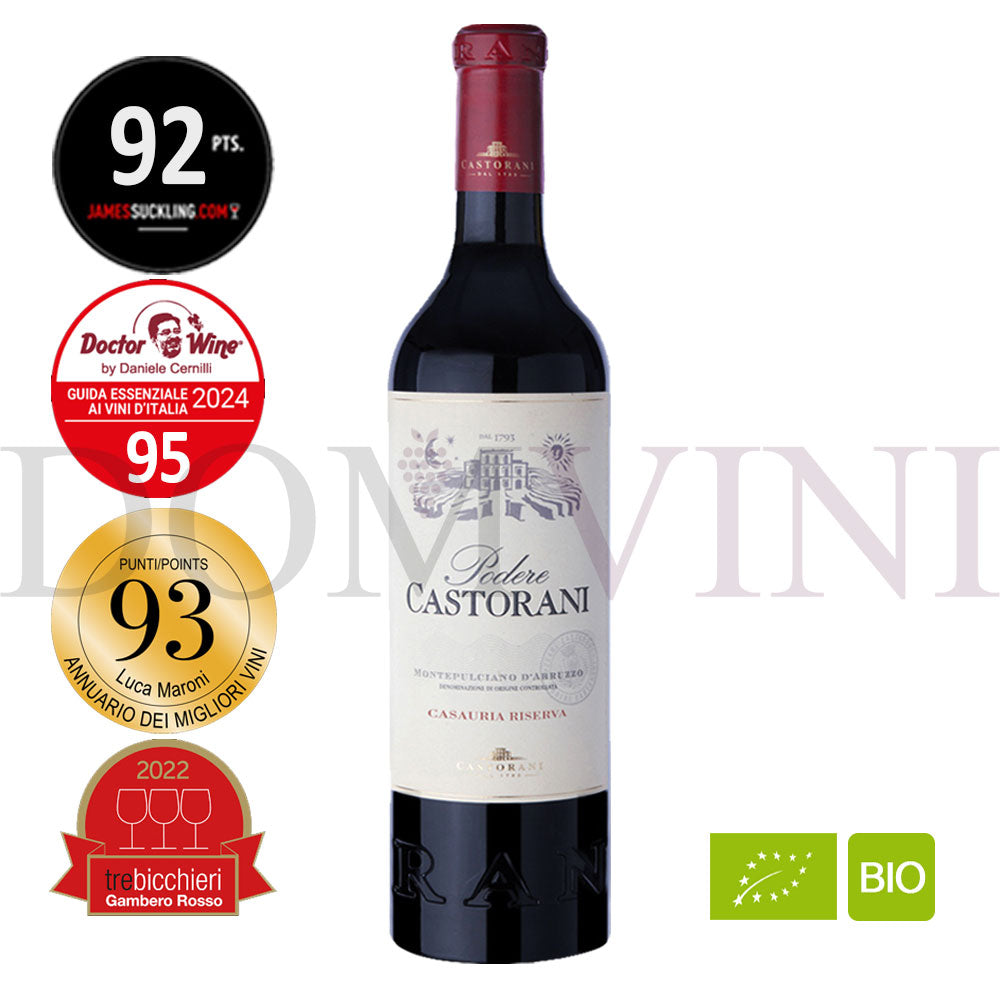 CASTORANI "Podere Castorani" Montepulciano d'Abruzzo DOC Casauria Riserva Bio 2017