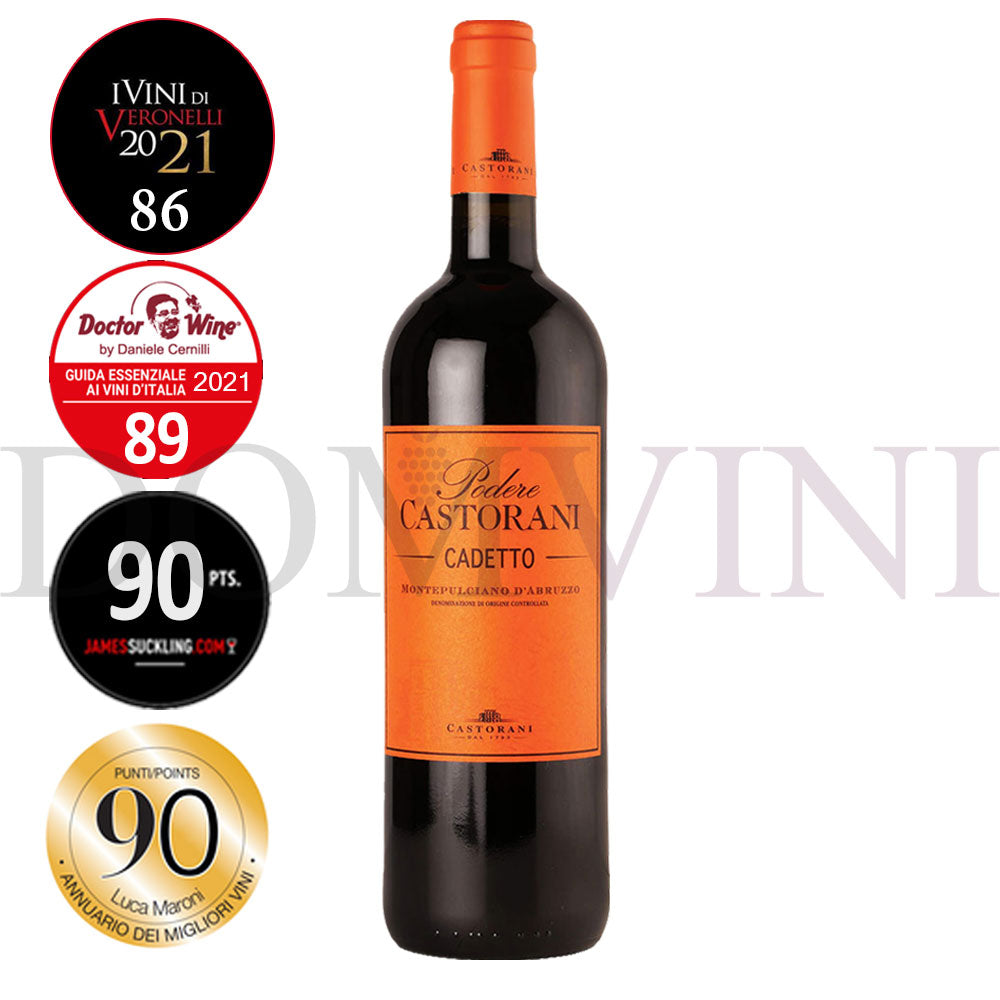 CASTORANI "Podere Castrorani" Cadetto Montepulciano d'Abruzzo DOC 2018