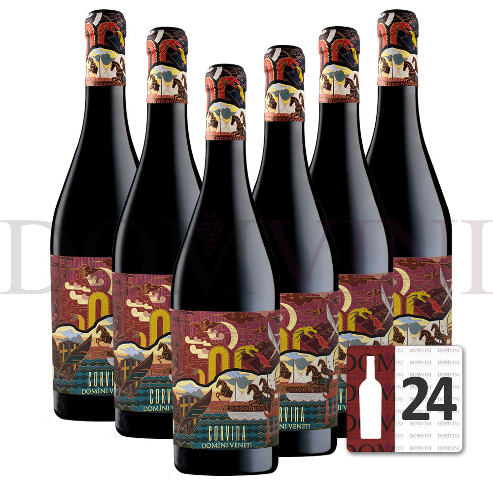 Corvina Verona IGT 2022 (Marco Polo Edition), DOMINI VENETI - 24er Weinpaket