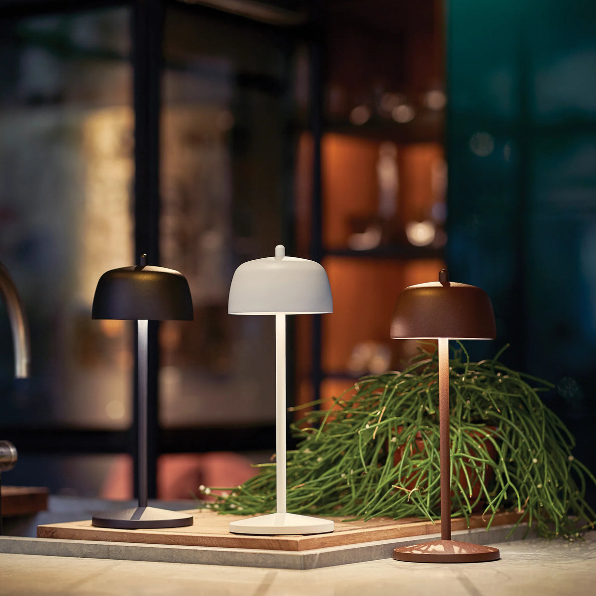 Circe 3K Akku-Tischlampe IP65 Dimmbar - Zafferano
