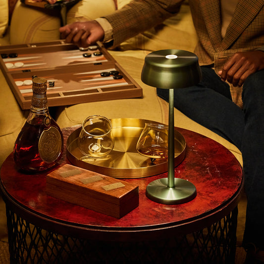 Sister Light Wi-Fi 3K Akku-Tischlampe IP65 Dimmbar Lighting App (Design Federico de Majo) - Zafferano