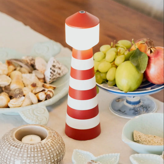 Ocean Cay Tischleuchte (Design Matteo Ragni) 3K Akku-Tischlampe IP54 Dimmbar - MSC | Zafferano