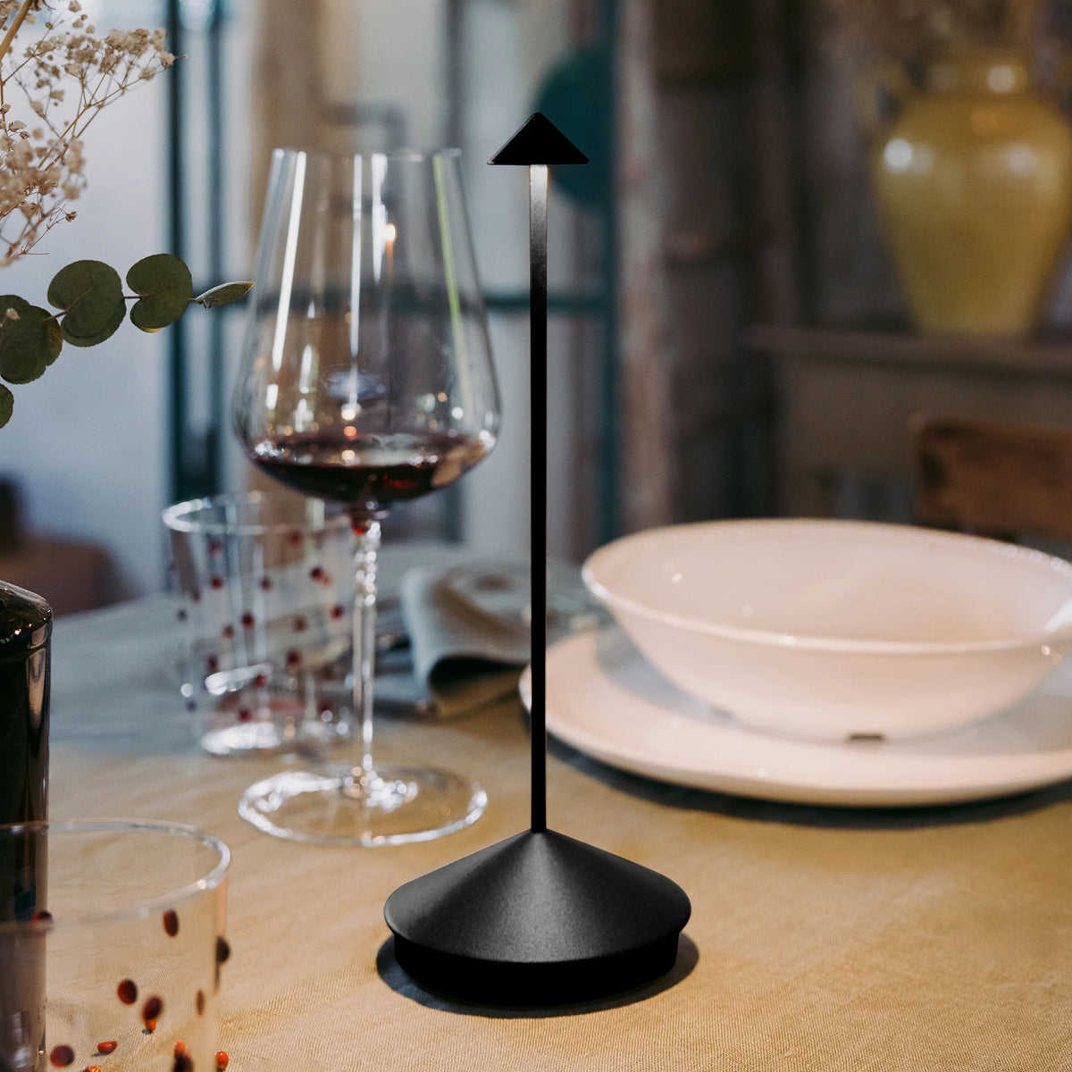 Pina 3K Akku-Tischlampe IP54 Dimmbar - Zafferano