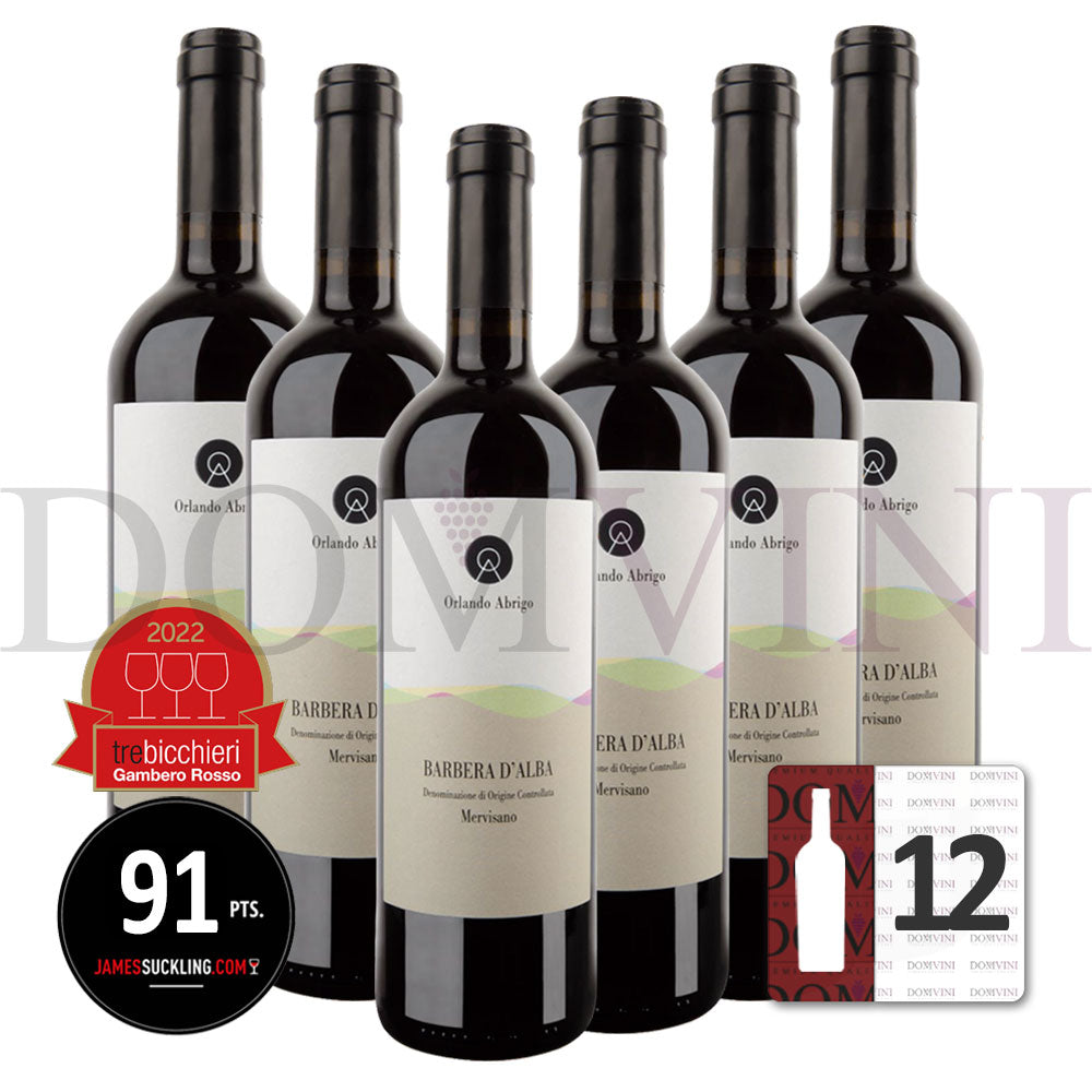 ORLANDO ABRIGO - Barbera d'Alba Superiore DOC "Mervisano" 2017 - 12er Weinpaket