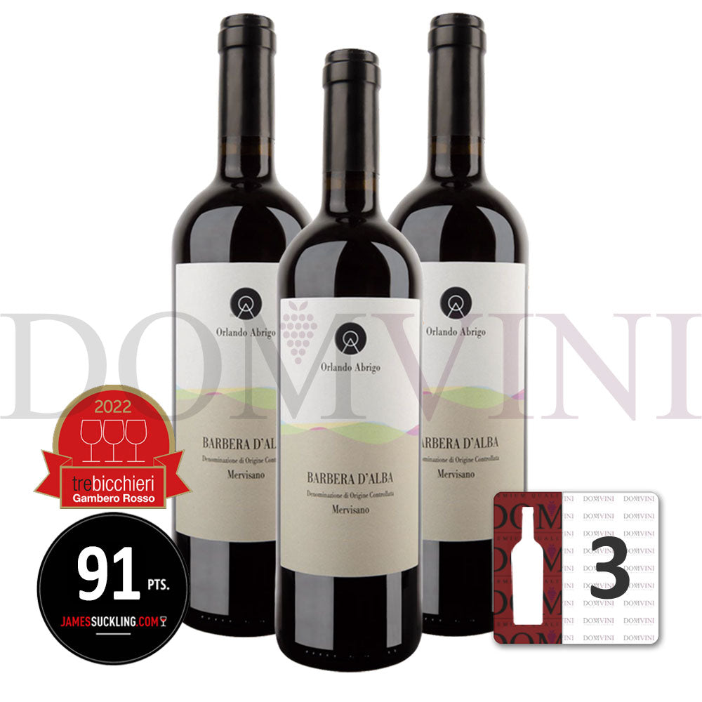 ORLANDO ABRIGO - Barbera d'Alba Superiore DOC "Mervisano" 2017 - 3er Weinpaket