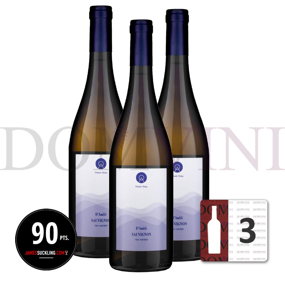ORLANDO ABRIGO "D’Amblè" Sauvignon Langhe DOC 2021 3er Weinpaket