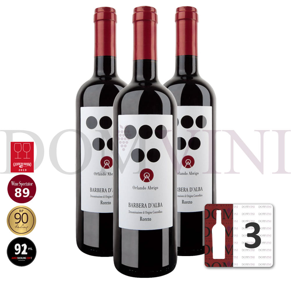 ORLANDO ABRIGO "Roreto" Barbera d'Alba DOC 2019 - 3er Weinpaket