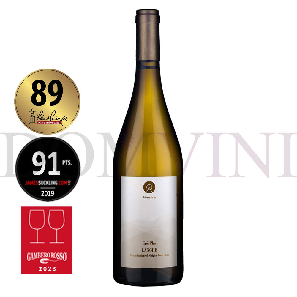 ORLANDO ABRIGO "Trés Plus" Chardonnay Langhe DOC 2020
