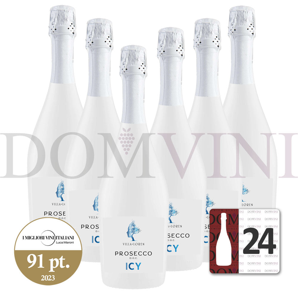 Prosecco DOC Extra Dry "ICY", Villa Loren 24er Weinpaket