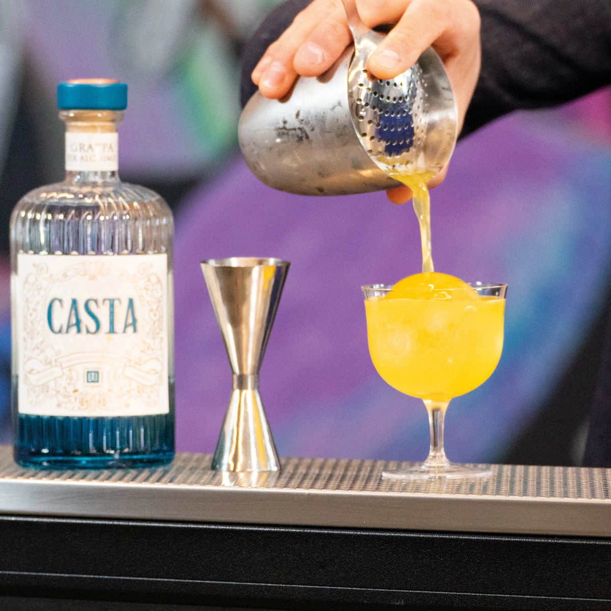 Sam "Fizz Glass" 23,5cl (Design Samuele Ambrosi) zafferano (4er-Set)