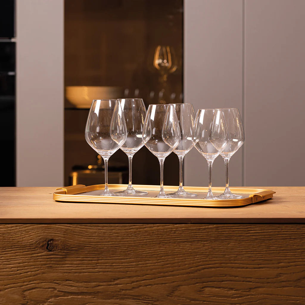 Solution handgefertigt 43cl (Design Federico de Majo) zafferano (6er-Set)