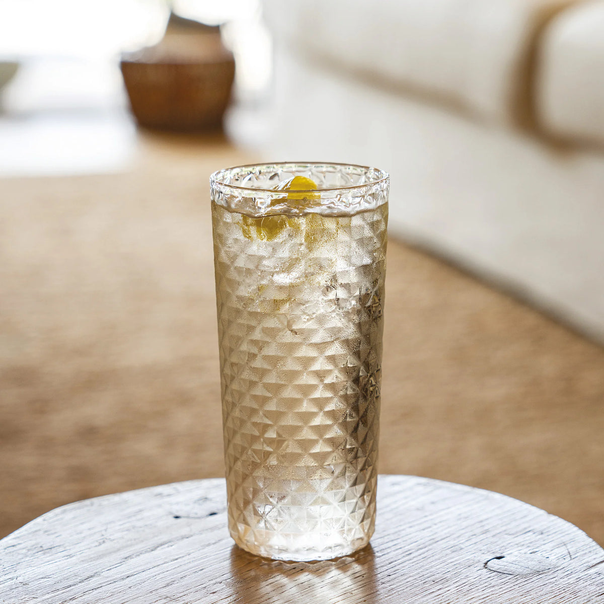 Veneziano Mixology "Highball" handgefertigt 41cl (Design Federico de Majo) zafferano (4er-Set)