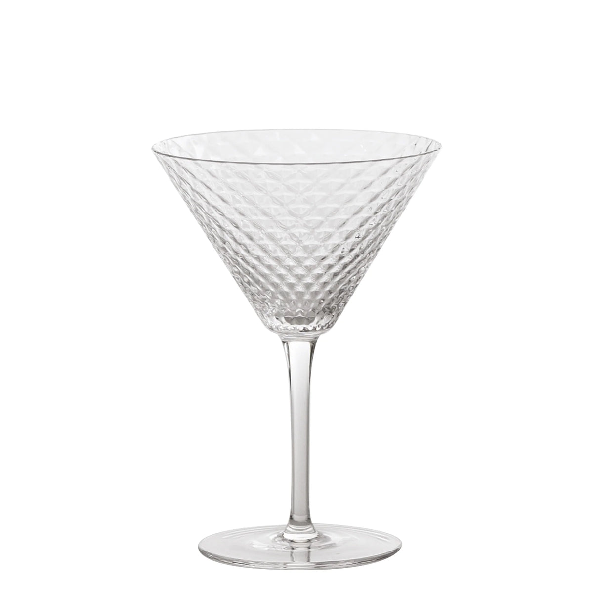 Veneziano Mixology "Martini" handgefertigt 23cl (Design Federico de Majo) zafferano (4er-Set)