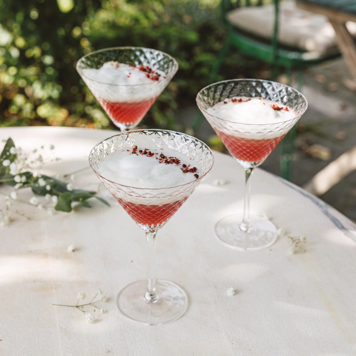 Veneziano Mixology "Martini" handgefertigt 23cl (Design Federico de Majo) zafferano (4er-Set)