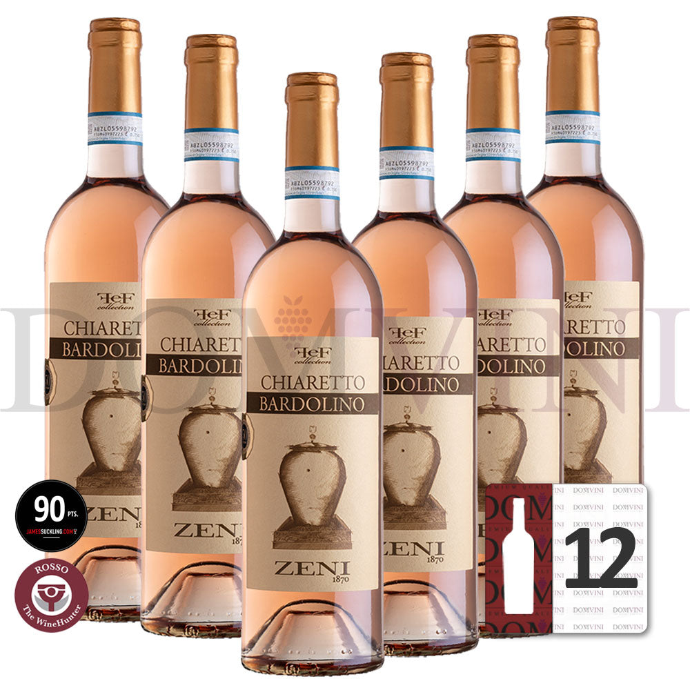 ZENI "Bardolino" Chiaretto Classico Anfora "FEF Collection" 2021 DOC - 12er Weinpaket