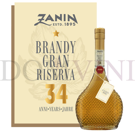 Zanin Brandy Gran Riserva 34 Anni 40,0% vol. 0,5 Liter