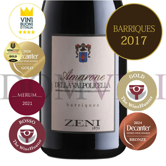 ZENI "Amarone della Valpolicella" Barriques DOCG 2017 - 24er Weinpaket