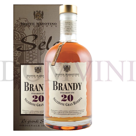 Brandy Gran Riserva 20 Jahre inkl. Geschenkbox - "Monte Sabotino" Distilleria Zanin 40% vol. 0,7 Liter