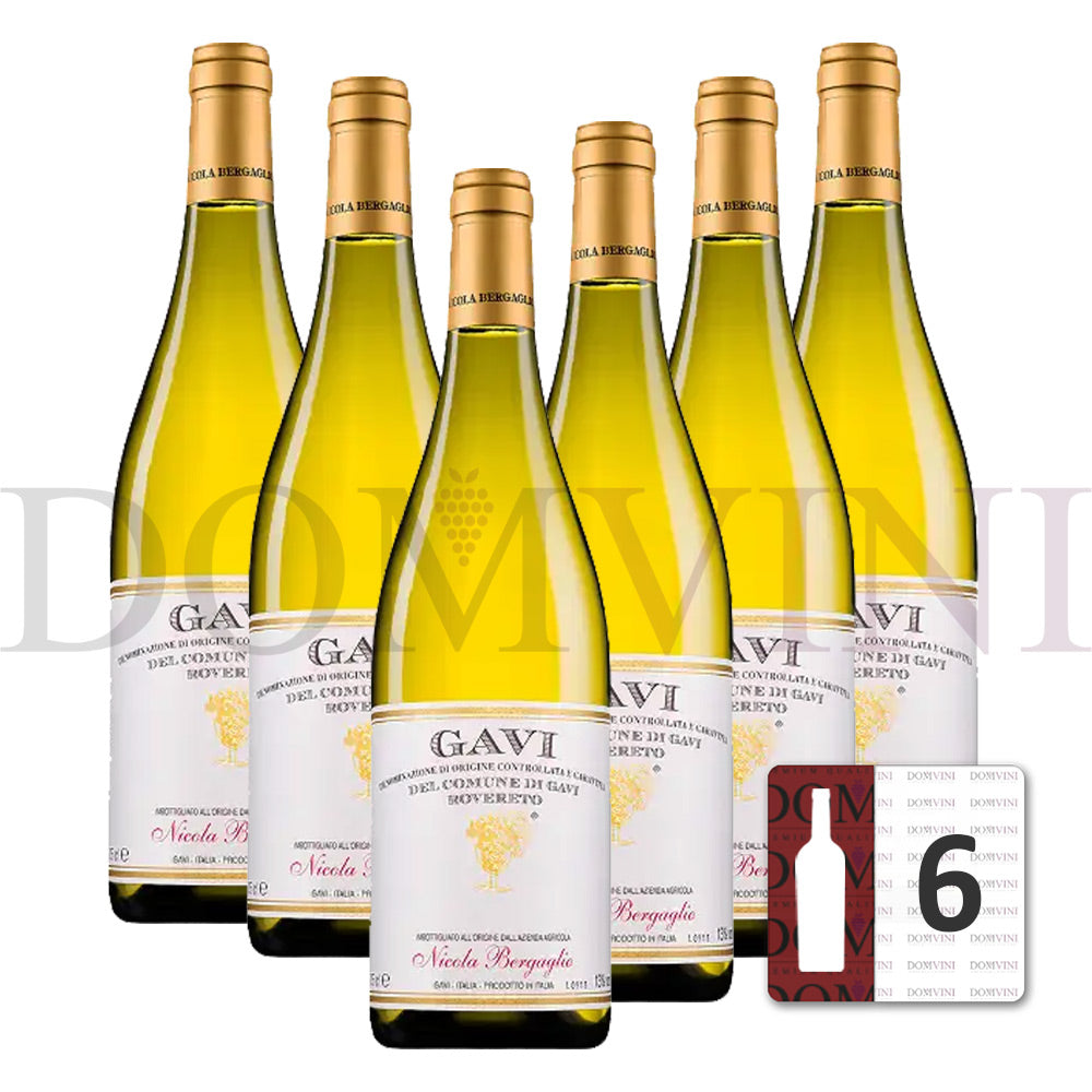Bergaglio, Gavi di Gavi "Etichetta Bianca" DOCG 2023 - 6er Weinpaket