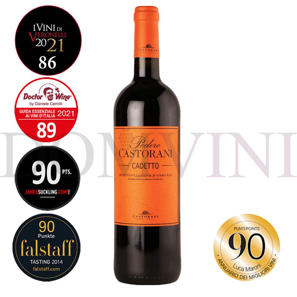 CASTORANI "Podere Castrorani" Cadetto Montepulciano d'Abruzzo DOC 2019