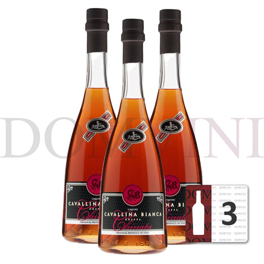 Zanin Liquore Grappa Chianata Bianca 35%vol. 0,7 Liter - 3er Pack