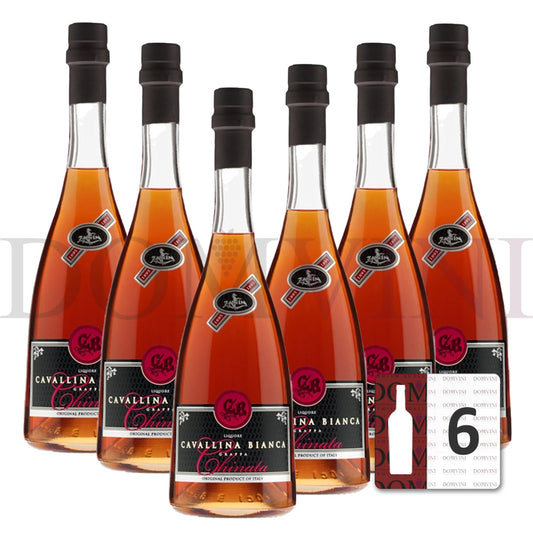 Zanin Liquore Grappa Chianata Bianca 35%vol. 0,7 Liter - 6er Pack