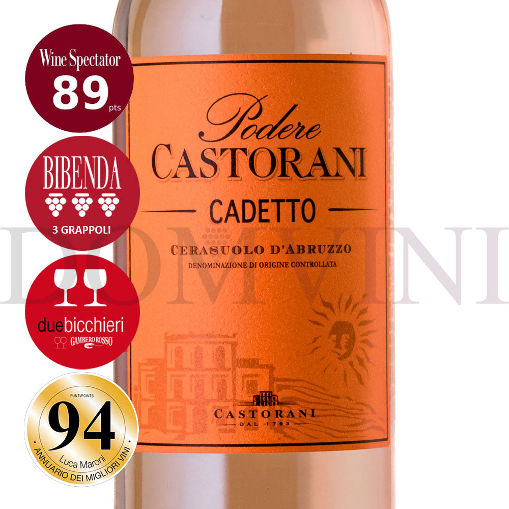 CASTORANI "Podere Castorani" Cadetto Cerasuolo d'Abruzzo DOC 2022- 24er Weinpaket %SUPER SALE%