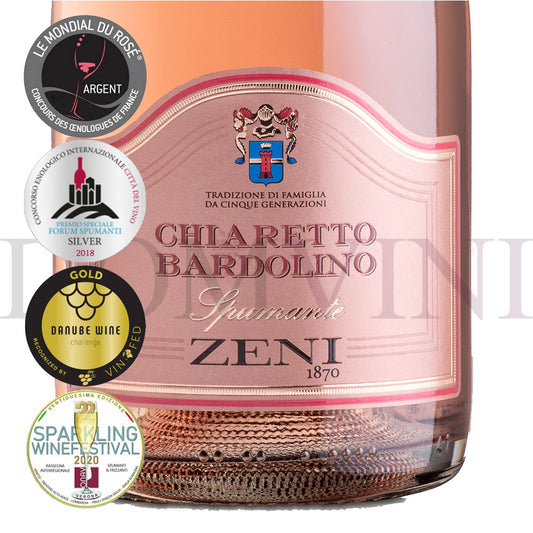 ZENI "Chiaretto" Bardolino Spumante Brut DOC- 12er Schaumwein-Paket