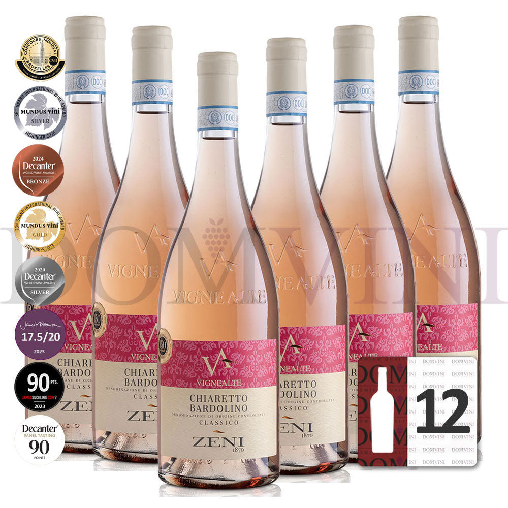 ZENI "Chiaretto" Bardolino Classico DOC Vigne Alte 2022 - 12er Weinpaket