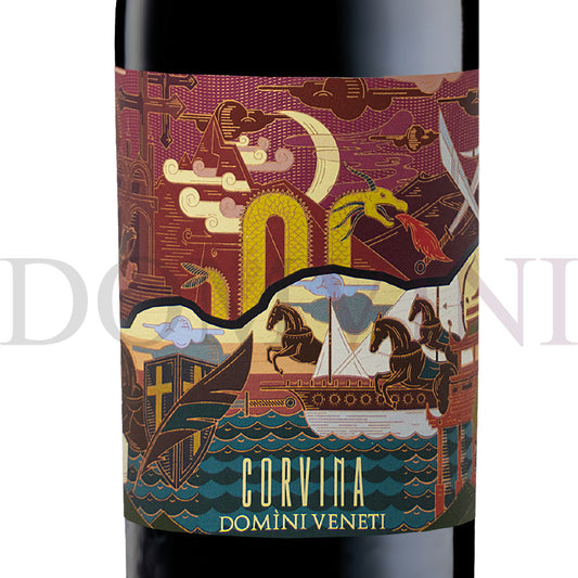 Corvina Verona IGT 2022 (Marco Polo Edition), DOMINI VENETI - 12er Weinpaket