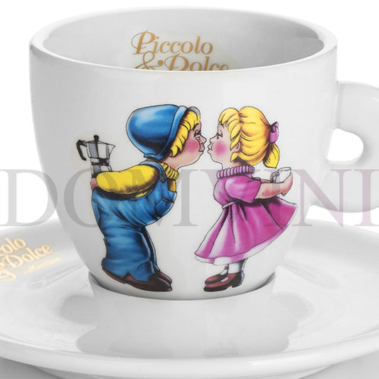 Lucaffe "Piccolo & Dolce" Premium Dickwandige Keramik Cappuccinotasse