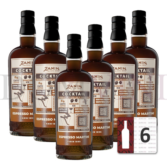 ZANIN Cocktail "Espresso Martini" 18,0% vol. 0,7 Liter - 6er Pack