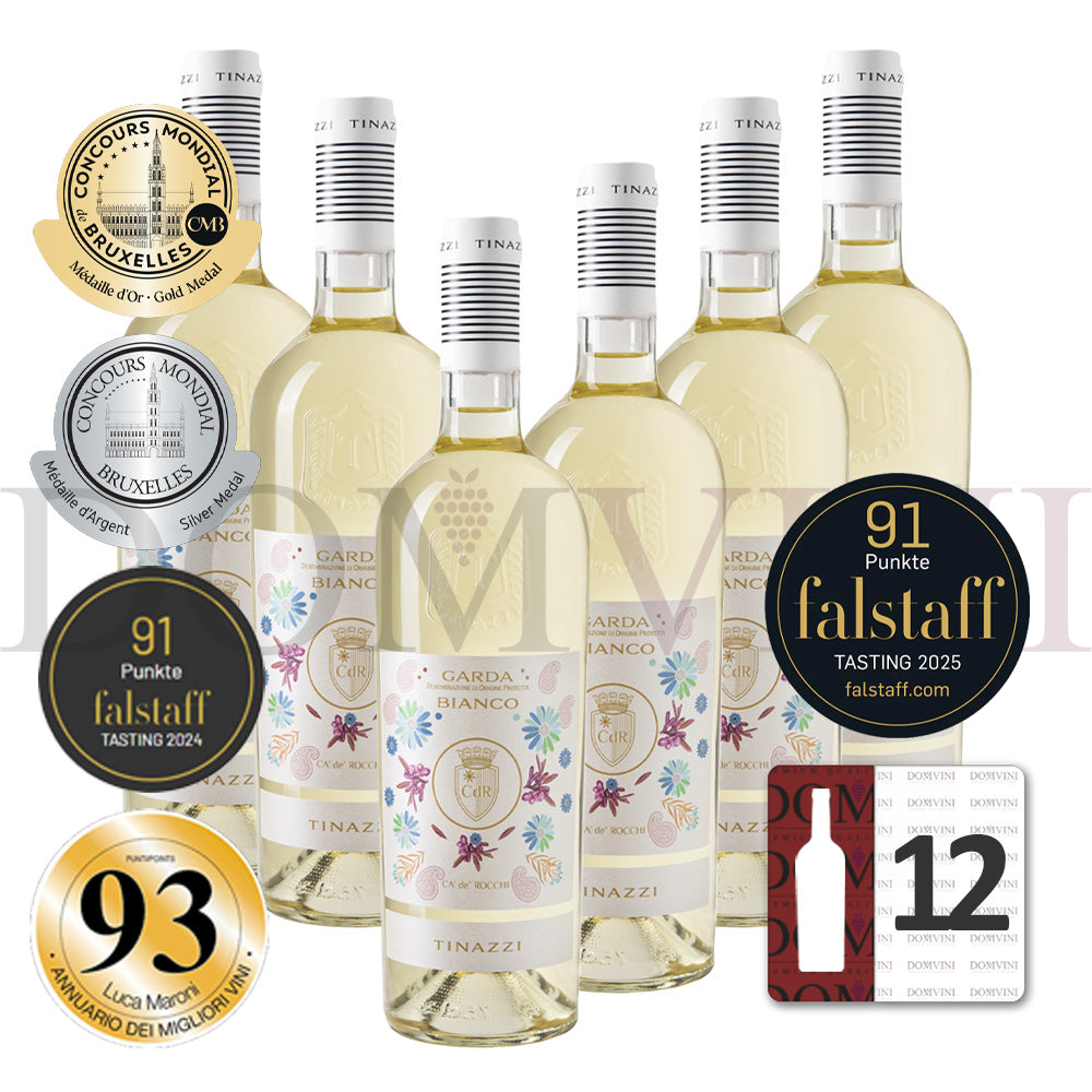 CA' de' ROCCHI "Garda Bianco" DOP 2025, TINAZZI - 12er Weinpaket