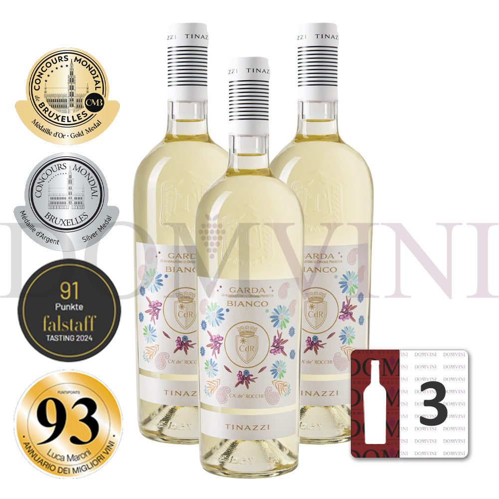Ca' de' Rocchi "Garda Bianco" DOP 2024, TINAZZI - 3er Weinpaket