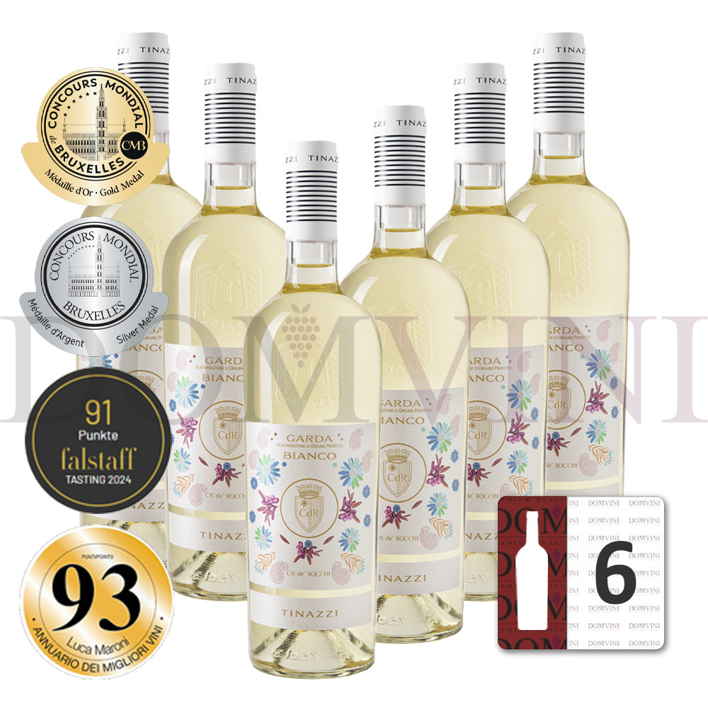 Ca' de' Rocchi "Garda Bianco" DOP 2024, TINAZZI - 6er Weinpaket