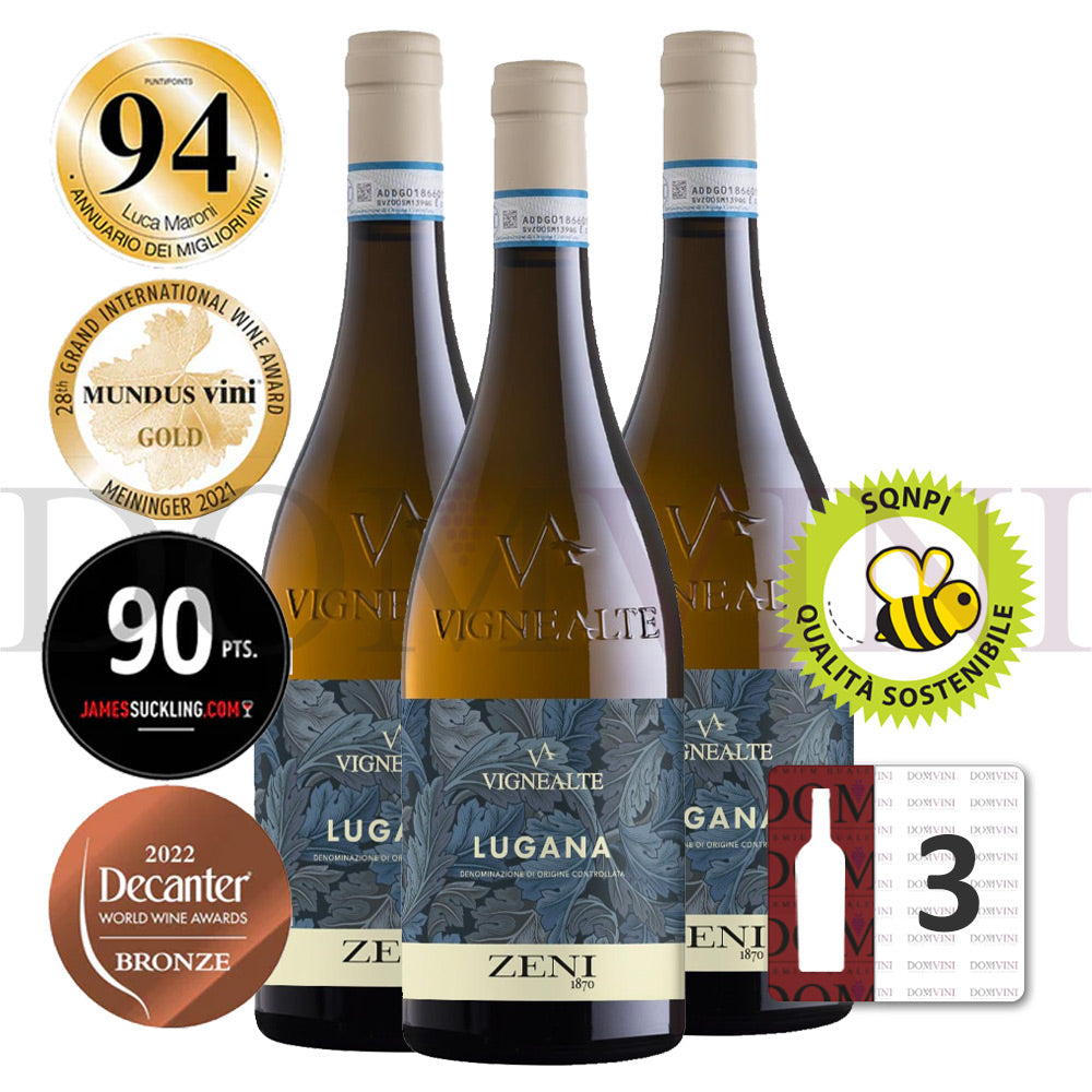 ZENI "Lugana" Vigne Alte DOC 2024 (SQNPI) - 3er Weinpaket