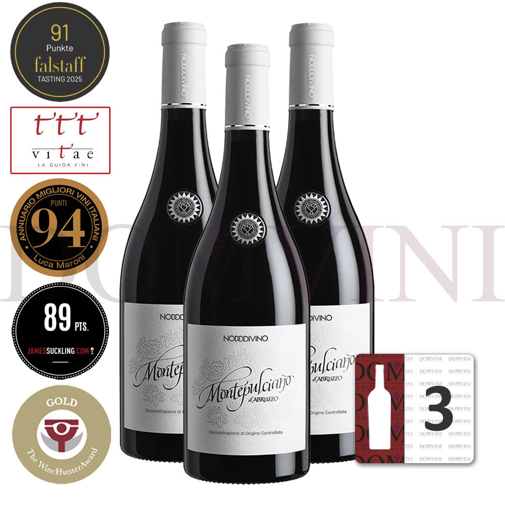 Montepulciano d’Abruzzo DOC 2021 - NODODIVINO (3er Weinpaket)