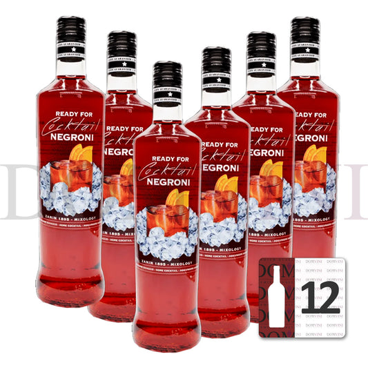 Zanin "Negroni Cocktail" Ready to Drink 0,7l, 25% vol. 12er-Pack