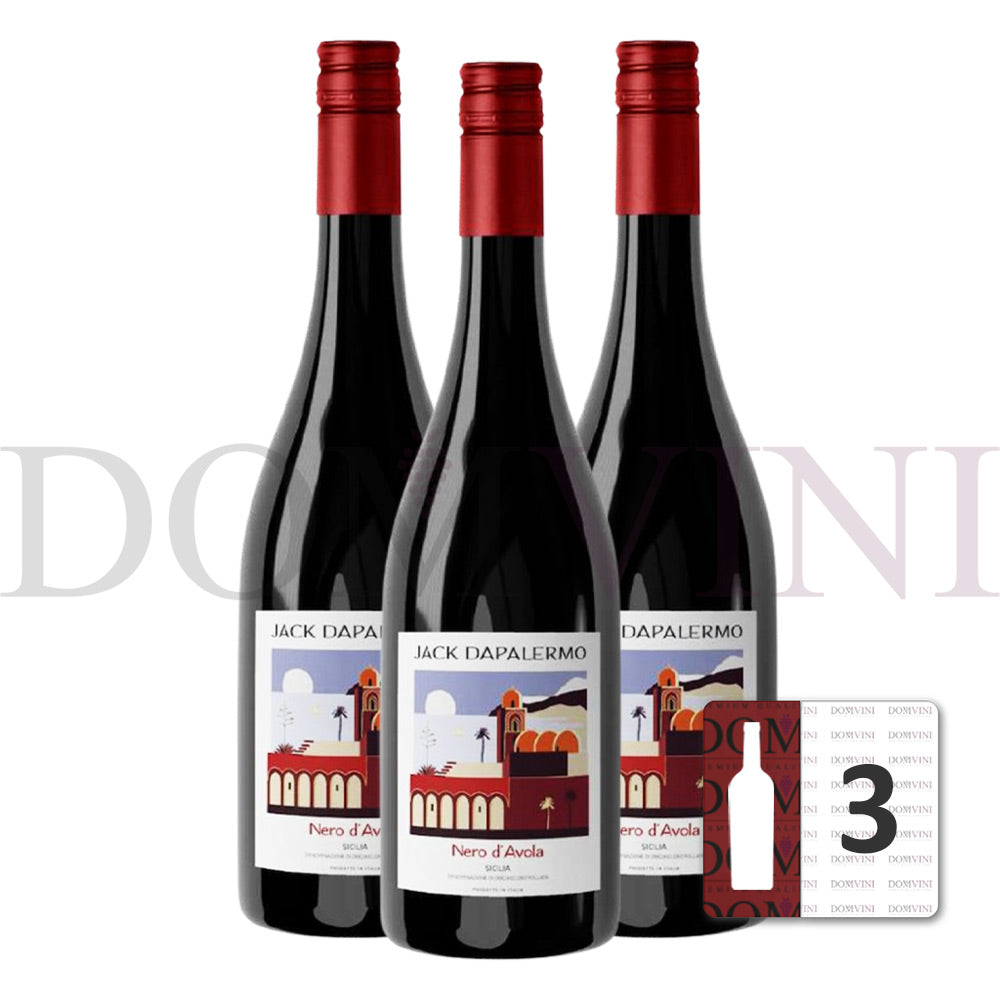 JACK DAPALERMO "Nero D'Avola" Sicilia DOC 2024 - OCCIDUO - 3er Weinpaket