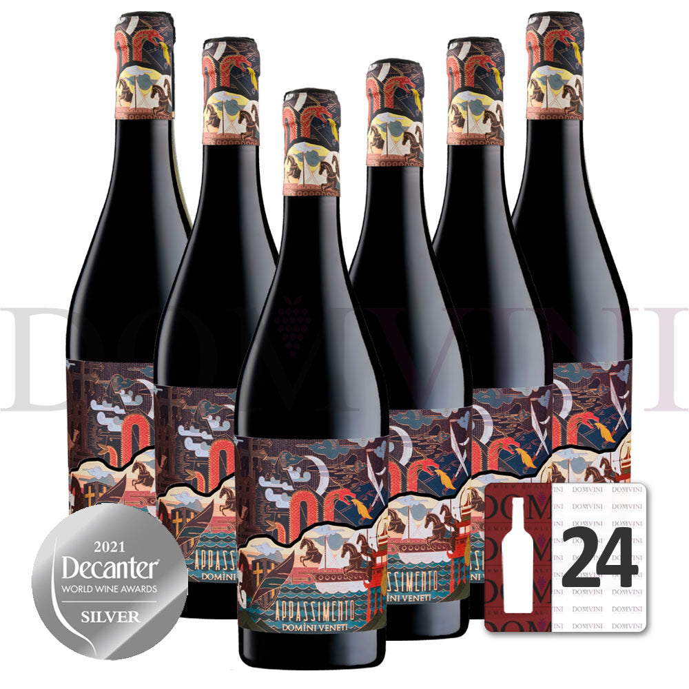 Appassimento Rosso Veneto IGT Passito 2023 (Marco Polo Edition), DOMINI VENETI - 24er Weinpaket