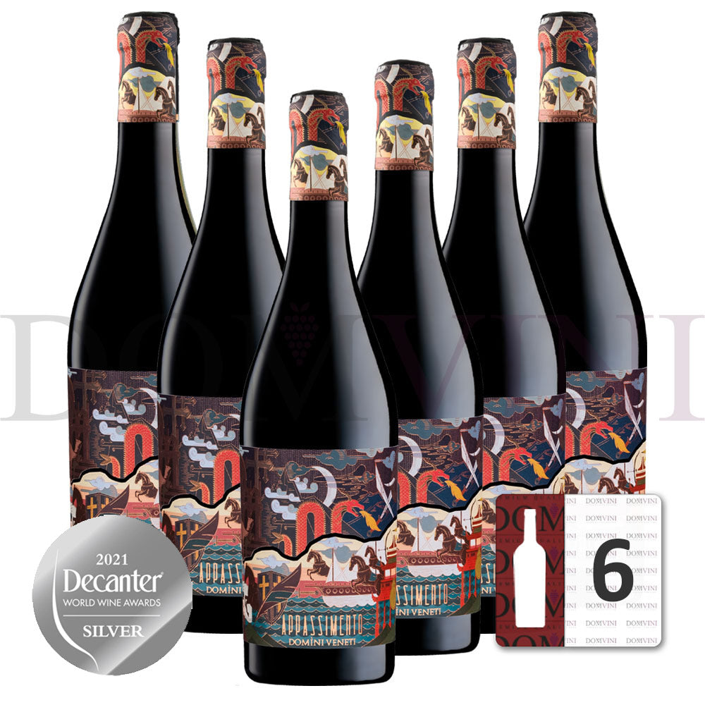 Appassimento Rosso Veneto IGT Passito 2023 (Marco Polo Edition), DOMINI VENETI - 6er Weinpaket