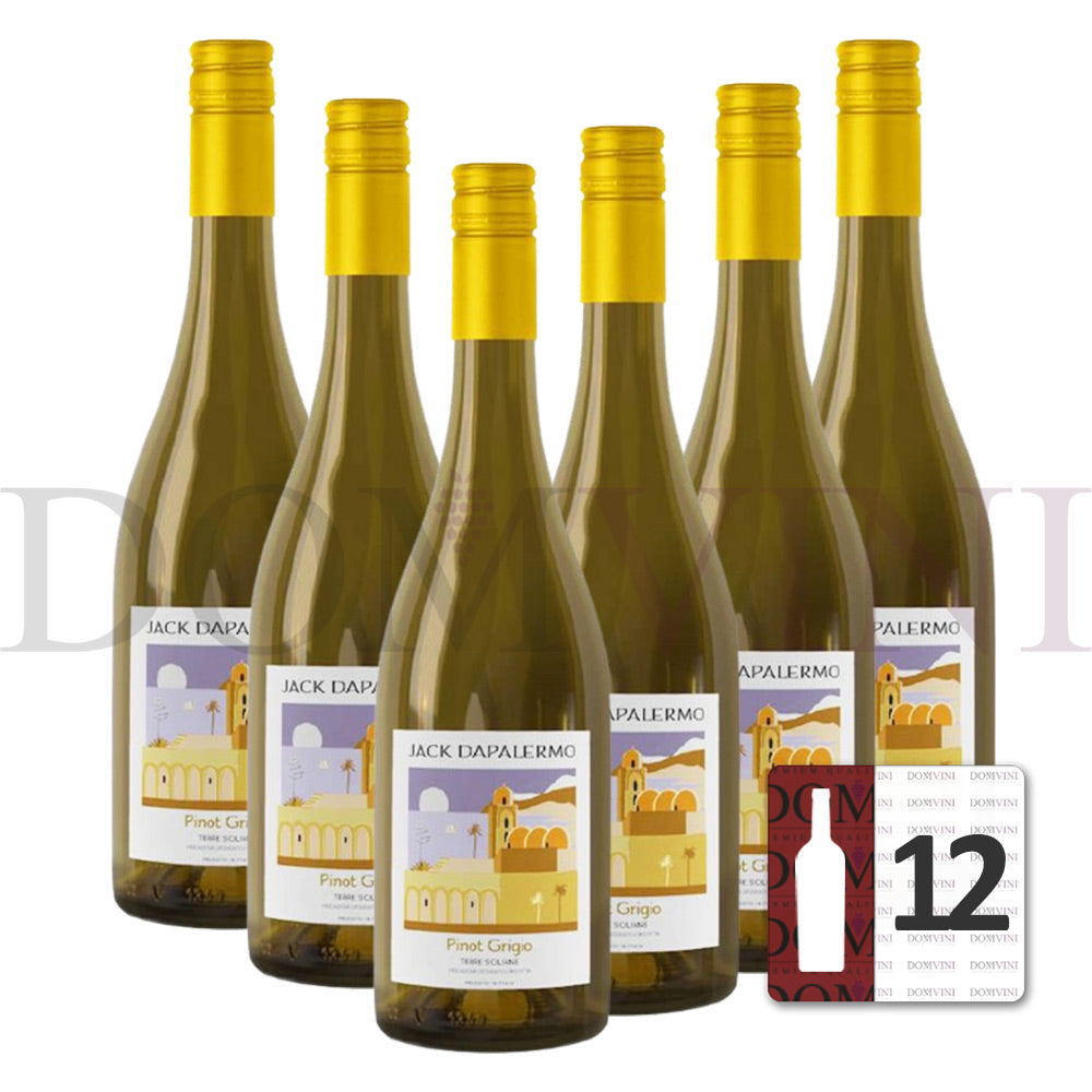 JACK DAPALERMO "Pinot Grigio" Terre Sicilia IGP 2024 - OCCIDUO - 12er Weinpaket