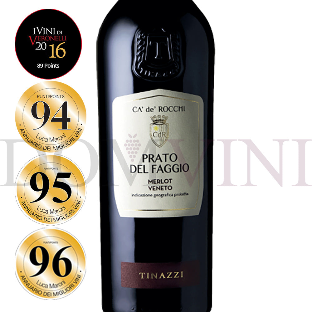 Prato del Faggio Merlot Barriques IGT 2022 - Ca' De' Rocchi, TINAZZI