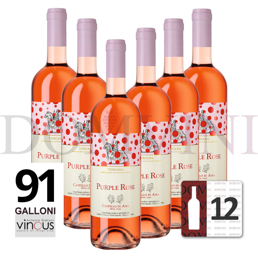 Castello di Ama Purple Rose Toscana IGT 2024 - 12er Weinpaket