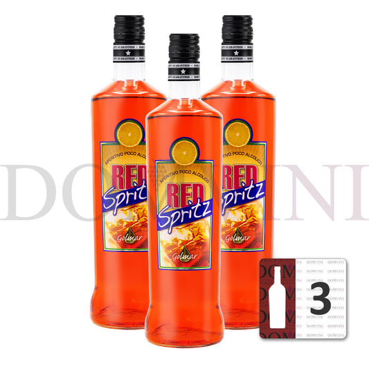 ZANIN "Red Spritz" Aperitif  15,0% vol. 0,7 Liter- 3er Pack